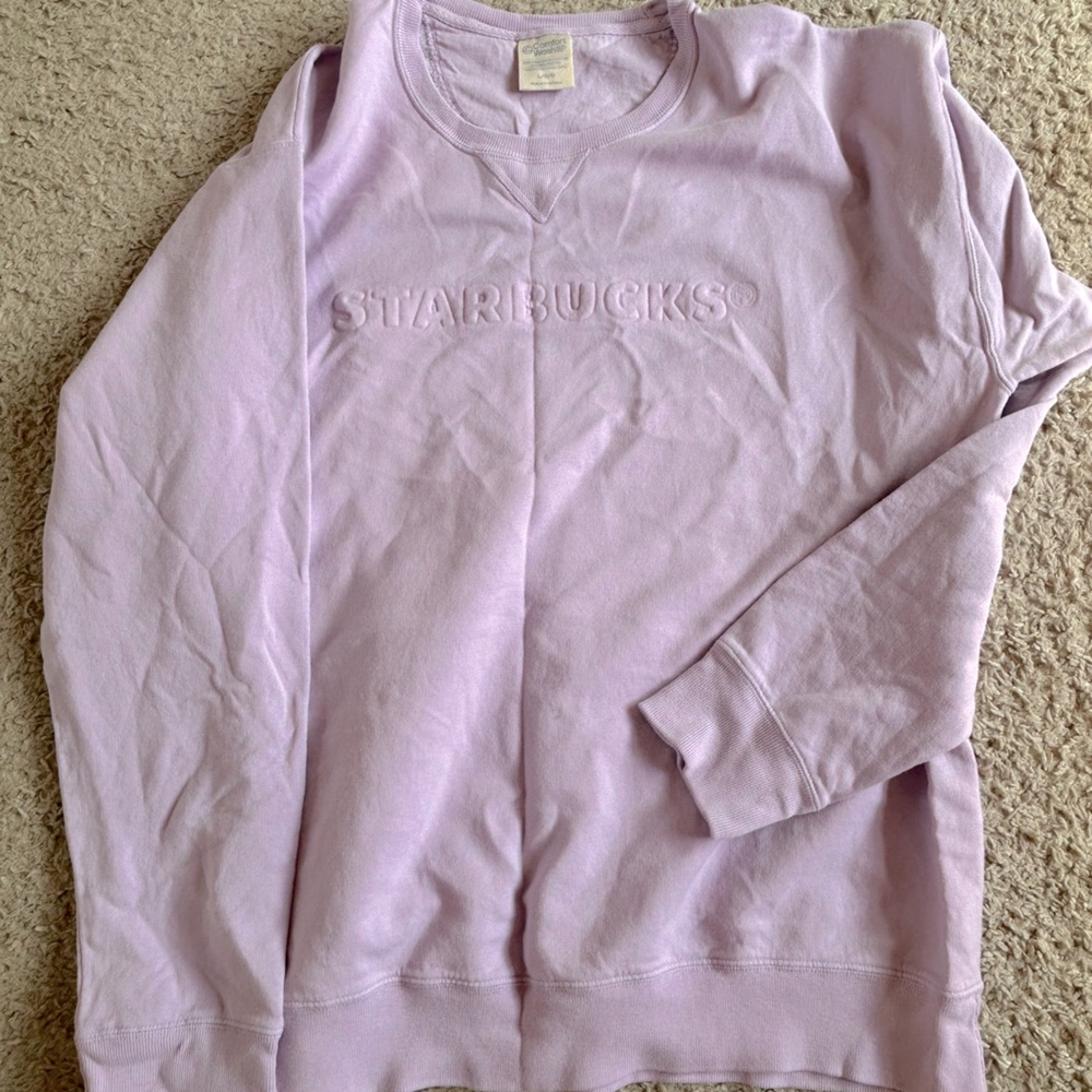 Lavender starbucks sweater